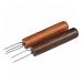 Fomiyes 2st extension needle Tools Portable Moxibuscy fork Moxibustion Tool Chorizo mugwort holder Moxibustion delivers Moxibusgestender tool Wurst Ai Zhu Delivery rosewood