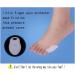 DEAVER Silicone Gel Bunion Toe Separator - Hallux Valgus Corrector & Straightener for Unisex Foot Care - 1 Pair - Buy Online on GoSupps.com