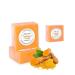 Turmeric Soap Bars for Face & Body 3 Pack Natural Handmade Vegan Smooth Skin Deep Cleansing