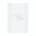 Baby Hard Base Changing Mat/Top Changer 70x50 cm fits 120x60 cm Cot Unisex Wedge Anti Roll Nappy Newborn Baby Waterproof Changing Mat with Raised Edges (Papa Bear)
