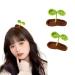 2 Packs of Fun Bean Sprouts Hair Clips Plant Grass Hair Clips Girls Hair Clips Women Hair Clips For Long Hair Short Hair Clips Curly Hair Clips