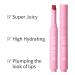 BEAUTELE COSMETICS (set of 2) Organic Plumping Lipbalm VEGAN Long Lasing Super Hydrating Creamy Lipstick Tinted Lipbalm Pink 02/05 0.6 oz - Buy Online on GoSupps.com