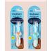 Buy 4-Piece Cartoon Bear Kids Toothbrush Set | Soft Hair for Ages 2-8 | Fun Color Options - Orange Blue Green Pink - Buy Online on GoSupps.com
