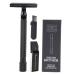 Belliffy 1 Set Manual Razor Bart Razor Body Hair Shaberser Manual Razor Hair Razor Age Type Razor Manual Bart Razier Metal Razing Alter Razor Black 10.3x4cm