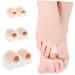 2 Pairs Silicone Toe Sleeves & Splint for Toe Separation & Valgus Correction - Reusable & Comfortable Toe Splitter Set 2.7x2.2cm - Buy Online on GoSupps.com