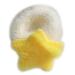 amangul Princess Plush Star Hair Tie Furry Ponytail Holder Enchanting Style Furry Hair Tie Hair Rope Hair Style Tool(Yellow)