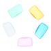 Collbath 30 pieces toothbrush dust protection toothbrush protection practical toothbrushes cover holder travel toothbrushes cover toothbrush cap plastic toothbrushes