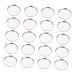 Ipetboom 50pcs Eye Shadow Disk Miss Cosmetic Aluminum Plate