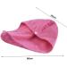 Dry Hair Caps Microfiber Bath Towel Wrap - Women's Turban with Buttons in Rose Red | Fast International Shipping - Buy Online on GoSupps.com
