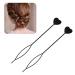 QUUPY 6PCS Quick Beader - Automatic Hair Beader Styling Accessories (Black) | International Shipping Available - Buy Online on GoSupps.com