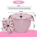 Vicloon Baby Snack Cup - Collapsible Silicone Non-Spill Snack Pot for Toddlers with Lanyard (Light Pink) - Buy Online on GoSupps.com