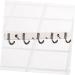 Alipis 5 Wall Hanging Hooks Kitchen Hooks Pegs Wall Clothes Hangers Stainless Steel Door Frame medium Silver - Buy Online on GoSupps.com