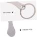 TEHAUX 9 pcs Silver Front Tools Creative Useful Keyring Keychains Door Hanging Tokens Fashion Tote Meters Silverx3pcs 7.5X3X0.2cmx3pcs - Buy Online on GoSupps.com