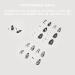 24Pcs Long Coffin Snake Fake Nails with Glue - Black/White French Tips - Buy Online on GoSupps.com