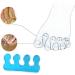 Soft Silicone Toe Splitters - 2 Flexible Toe Separators for Pedicure & Bunion Correction - Buy Online on GoSupps.com