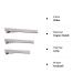 30 Pieces Metal Crocodile Hair Clips - Non-Slip Barrette DIY Accessories for Women & Girls - 56mm & 75mm Silver - Buy Online on GoSupps.com