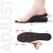 Height Increase Insoles for Men & Women | 2.75" Shoe Lifts with Arch Support | Elevated Cushioned Heel Inserts - Breathable Comfort in Black - Buy Online on GoSupps.com