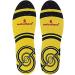 Sorbothane Double-Stitched Insoles - Yellow EU 44-45 (UK 10) | Premium Comfort for All-Day Support - International Shipping Available - Buy Online on GoSupps.com