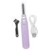 Healeved Electric Eyelash Curler Heater Heated Eyelash Curler Practical Lash Curler Handheld Lash Curler Makeup Tool Handheld Eyelash Curler Eyelash Accessory Caliper Household Abs Purple