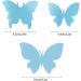 50PCS Edible Wafer Paper Cake Decoration Asudaro Vivid Butterfly Cake Topper for Birthday Party Wedding Party Dessert Decorations Birthday Party Cupcake Decoration One Size Yellow - Buy Online on GoSupps.com