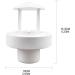 mayDONG Floating Mist Dispenser Ultrasonic Humidifier GeneratorsNebulizer Water Fountain Mist Maker For Mini Pool Pond FishTanks White - Buy Online on GoSupps.com