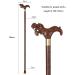 Adult Crutches Elderly Crutches Wenge Wood Material Dragon Shape Beautiful and Generous Both Men and Women Can Use Interesting Bathing in Sunlight - Buy Online on GoSupps.com