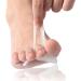 PediMend Silicone Gel Toe Straightener (2 Pairs) - Toe Separators for Hammer Toes & Claw Toe Correction - Reduce Discomfort - Foot Care for Men & Women - Buy Online on GoSupps.com