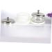 Gobelet pour Rincer Vernis Ongles Cristal avec Couvercle Acier Inoxydable Rond pour Nail Art Accessoires Manucure - Buy Online on GoSupps.com