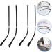 Buy Lalafina 2 Pairs of Glasses Hinge Replacement - Universal Sunglasses Arm & Ear Protector for Men & Women - Durable Metal Repair 14x3cm - Buy Online on GoSupps.com