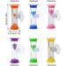 Weddhuis 6-Ser Hourglass Set for Teeth Brushing Cooking & Games - 2/3 Minute Suction Cup Timer for Kids & Adults - Optimal Dental Care Countdown - Buy Online on GoSupps.com