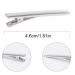 100 Pieces Metal Crocodile Alligator Hair Clips - Non-Slip DIY Accessories for Women & Girls - Silver (46mm) - International Shipping Available - Buy Online on GoSupps.com