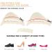 Adjustable Toe Filler Inserts 4 Pairs - Perfect Fit for Loose Shoes Half Cushion Inserts for Women s Heels & Sneakers (Black & Beige) - Enhance Comfort & Style - Buy Online on GoSupps.com
