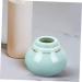 FRCOLOR Diffuser Storage Bottle Cans Candle Container Mini Lotion Loose Tea Jar Containers Porcelain Loose Tea Tin Lip Balm Rouge Pot Bulk Jars Mini Jars Ceramics Travel Tea Pot Round 6x5.5cm Blue - Buy Online on GoSupps.com