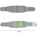 Lumbar Support Back Brace with Self-Heating Wormwood - Gray Waist Belt for Men & Women - Buy Online on GoSupps.com
