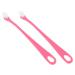 FOMIYES 2pcs Tools Manual Care Puppy Tooth Cleaners Oral Dog Home Soft-bristle Teeth Pet Supplies 1 count (Pack of 1) Pink