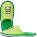 EQLEF Kinder Hausschuheeva Coral including hotel slippers with thick 7mm soles anti-slip house guest slippers young girls bathroom slippers for trip hotel home (6-10 years old) (children green) Large/X-Large children green