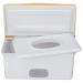 Ubbi Baby Wipes Dispenser - Fresh Wipes Holder with Weighted Plate & Non-Slip Feet | Pantone Yellow - Buy Online on GoSupps.com