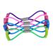 SUPVOX Exercise Bands for Legs Stretch Straps Fitness Bands Exercise Straps Latex Tensioner Elastic Bands Stretchy Band Resistance Band Figure Eight Elastic Rope Men and Women