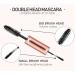 Double Head Mascara with Large and Small Brush 2 in 1 Mascara for Short Thin Eyelashes Smudge-proof No Clumping No Flaking Waterproof Extra Long Eyelashes Voluminous Lashes (Pack of 1) - Buy Online on GoSupps.com