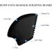 Gua Sha Massage Tool for Women - Black Bianstone Guasha Board for Traditional Acupuncture Therapy and Anti-Aging Skin Care - Buy Online on GoSupps.com