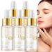 (Must - Have) 24k Gold Snail Serum Say Goodbye to Wrinkles Without Expensive Botox With 24K Gold Collagen Booster Serum (5PC)