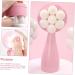 OHPHCALL Double Sided Facial Cleansing Brush Face Wash Facial Scrubber Silicone Face Scrubber for Women Facial Cleansing Tool Face Massage Brush Manual 3d Exfoliating Brush Pink Fiber Wool - Buy Online on GoSupps.com