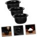 Angoily 3-Section Shaving Shell Razor Holder | Black Soap & Foam Bowl | Men's Shaving Accessories | International Shipping Available - Buy Online on GoSupps.com