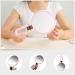 Double Sided 5X/1X Magnifying Hand Held Makeup Mirror with Folding Handle - Compact Cosmetic Vanity Mirror for Girls and Ladies - Pink - Buy Online on GoSupps.com