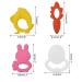 Anditoy Silicone 4 Pack Easter Teething Toys for 3-12 Months Baby Toddlers - My First Easter Teether - Easter Basket Stuffers Gifts - Buy Online on GoSupps.com
