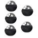 Magiclulu 5st massage base made of stainless steel massage ball stainless steel balls Face massager Manual massage foot massager Small massage device body massage device manual
