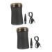 minkissy 2 Sets Razor Tool Electric Aluminum Alloy Man