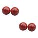 Beaupretty 4 pieces of tools for muscle massage devices Hand Small Baoding Muscle Roll Wood Massage Ball Stress Ball Classic -Balls Dragon Product Fitness Gymnastics Ball Holetics Red