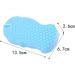 DASHENRAN 3D Bath Sponge Shower Brush - Superpeeler for Exfoliating and Removing Dead Skin - Blue - Buy Online on GoSupps.com