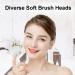 Electric Facial Cleansing Brush IPX7 Waterproof Facial Cleansing Tool With 7 Brush Heads USB Magnetic Charging Electric Facial Scrubber for Women - Buy Online on GoSupps.com